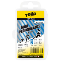 Парафин высокофтористый TOKO High Performance blue (-10°С -30°С) 40 г. 5501027