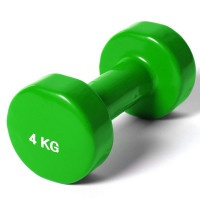 Гантель Sportex виниловая York 4,0 кг B35019 зеленая
