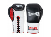 Перчатки боевые10oz Lonsdale Campton 160003 10 R BK/WHT/RD черный\белый\красный