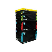 Плиометрический бокс Live Pro Soft Plyometric Box LP8151-L 91,4x76,2x45,7 см, черный\красный