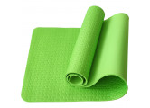 Коврик для йоги Sportex E40038 ЭВА 183х61х0,7 см (зеленый Мрамор)