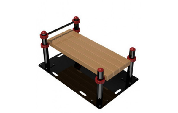 Скамья для пресса мобильная (поднимание туловища из положения лежа на спине) ФСИ 10851 600_380