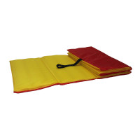 Коврик гимнастический Body Form 150x50x1 см BF-001 красный-желтый