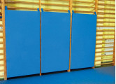 Мат-протектор ФСИ для стенки гимнастической 164х82х6см (верх тент,низ армир.тент, ППЭ) 8923