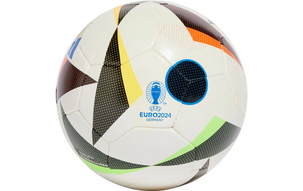 Мяч футзальный Adidas Euro 24 Fussballliebe Training Sala IN9377, р.4, 18 пан., ПУ, руч.сш, мультиколор 600_380