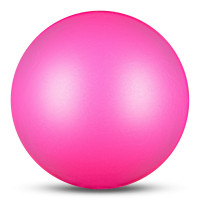 Мяч для художественной гимнастики Indigo IN329-CY, диам. 19 см, ПВХ, цикламеновый металлик