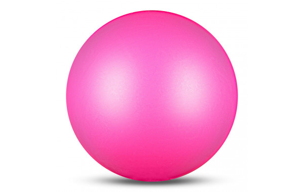 Мяч для художественной гимнастики Indigo IN329-CY, диам. 19 см, ПВХ, цикламеновый металлик 600_380
