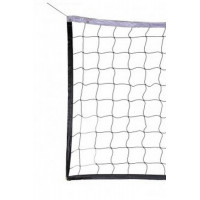 Сетка волейбол ZSO d3,0 мм, яч.100x100, размер 100x950 см, с 4-ех сторон, верх/низ лента 5 см ПА белый
