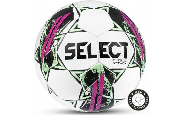 Мяч футзальный Select Futsal Attack V22 Grain 1073460009 р.4 600_380