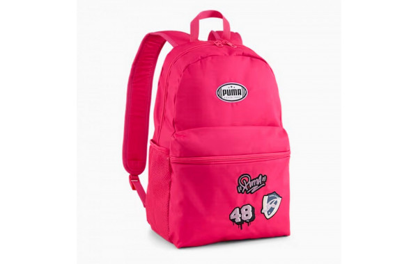 Рюкзак спортивный 44x32x13см, 25л Puma Patch Backpack 09080302 Фуксия 600_380