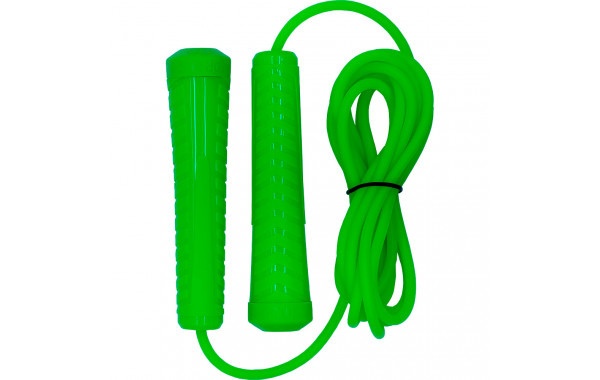 Скакалка Fortius Neon шнур 3 м в пакете (зеленая) 600_380