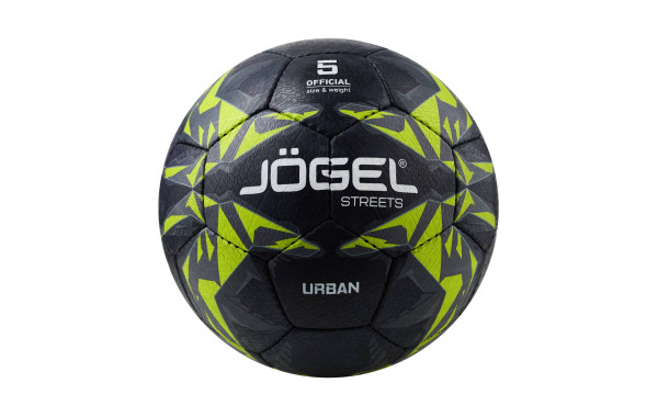 Мяч футбольный Jogel Urban, №5, черный 600_380