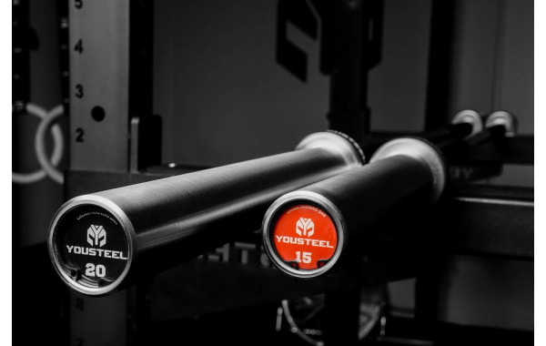 Гриф YouSteel Training Bar XF-20, 20кг, длина 2200мм, D28мм, bushing, черный оксид + хром 600_380