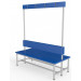 Скамейка для раздевалки с вешалкой, двухсторонняя, мягкая, 100см Glav 10.6000-1000 75_75
