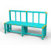 Скамья (вариант 11) 1300х450х800 мм AquaDom 75_75