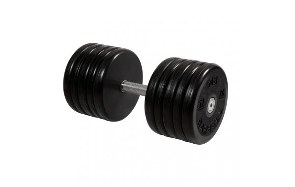 Гантель классик MB Barbell с вращающейся ручкой 57 кг MB-FdbEM-B57 600_380