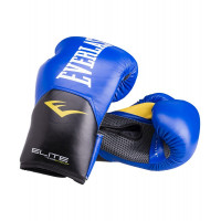 Перчатки боксерские Everlast Elite ProStyle P00001206, 16oz, к/з, синий