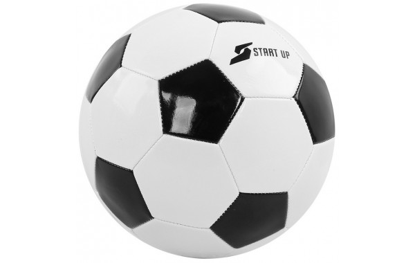 Мяч футбольный для отдыха Start Up E5122 р.5 белый-черный 600_380