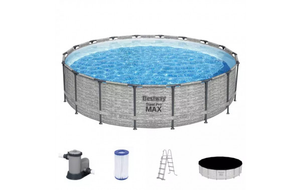 Каркасный бассейн Bestway Steel Pro Max 5618Y, 549х122 см (фильтр+лестница) 600_380