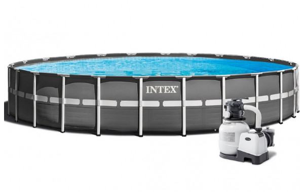 Каркасный бассейн круглый 732х132см Intex Ultra XTR Frame 26340 600_380