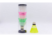 Воланы для бадминтона Sportex пластиковые 6шт E41075 цветные