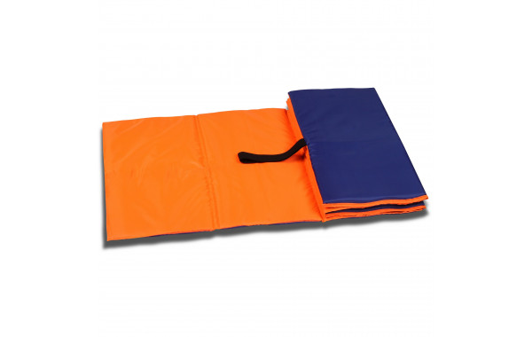 Коврик гимнастический детский Indigo полиэстер, стенофон SM-043-OBL оранжево-синий 600_380