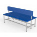 Скамейка для раздевалки со спинкой, двухсторонняя, мягкая, 200см Glav 10.4000-2000 75_75