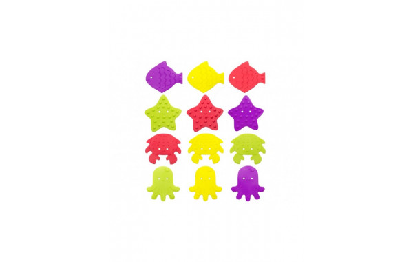 Антискользящие мини-коврики ROXY-KIDS (набор 12 шт) 207040/12 600_380