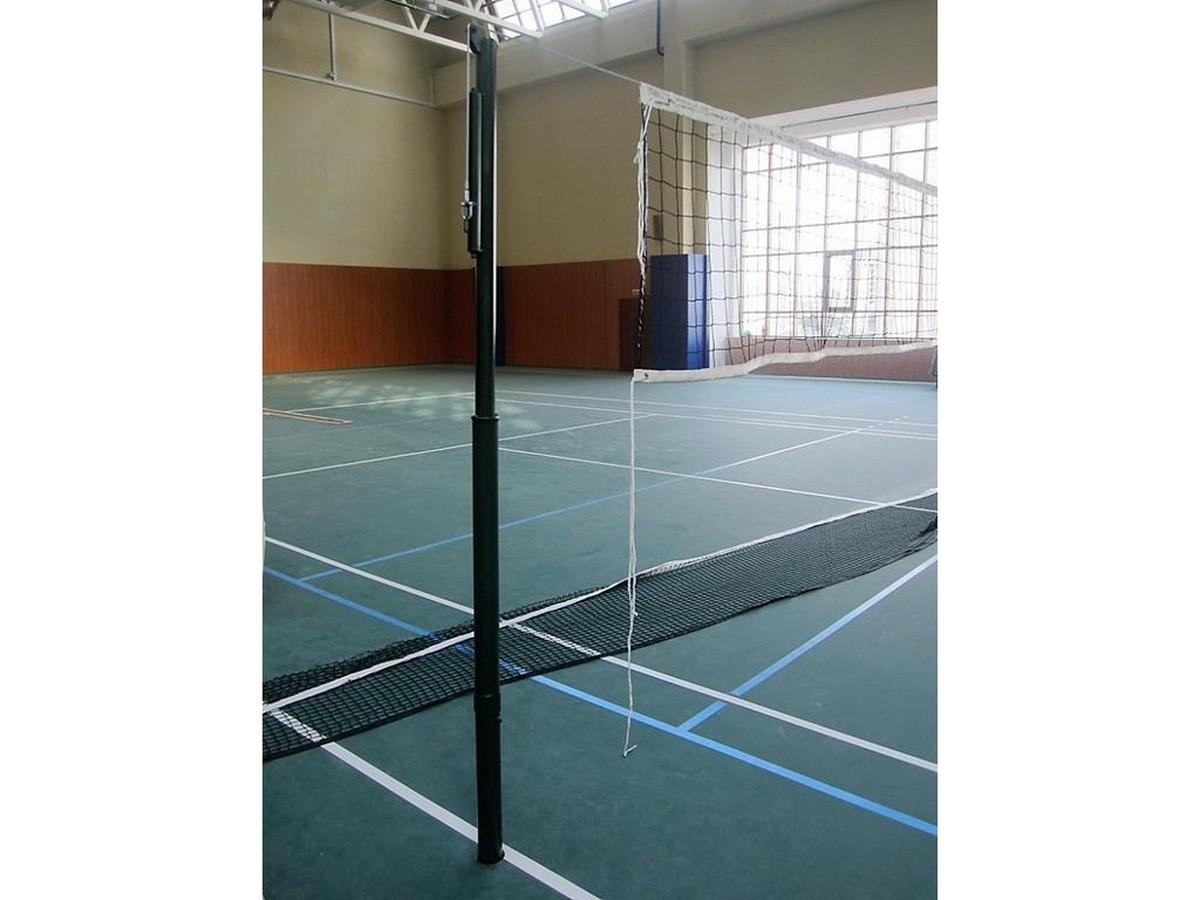 Стойки волейбольные телескопические со стаканами и крышками Spektr Sport 1200_900