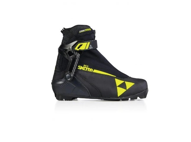 Лыжные ботинки Fischer NNN RC3 Skate (S15621) (черный/желтый) 646_480