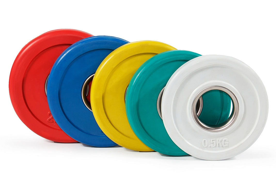 Цветной тренировочный диск Stecter D50 мм 2,5 кг красный 2236 1069_740