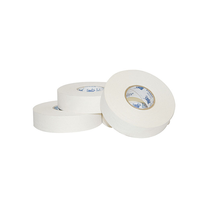 Лента хоккейная Blue Sport Tape Coton White 601307 белый 800_800