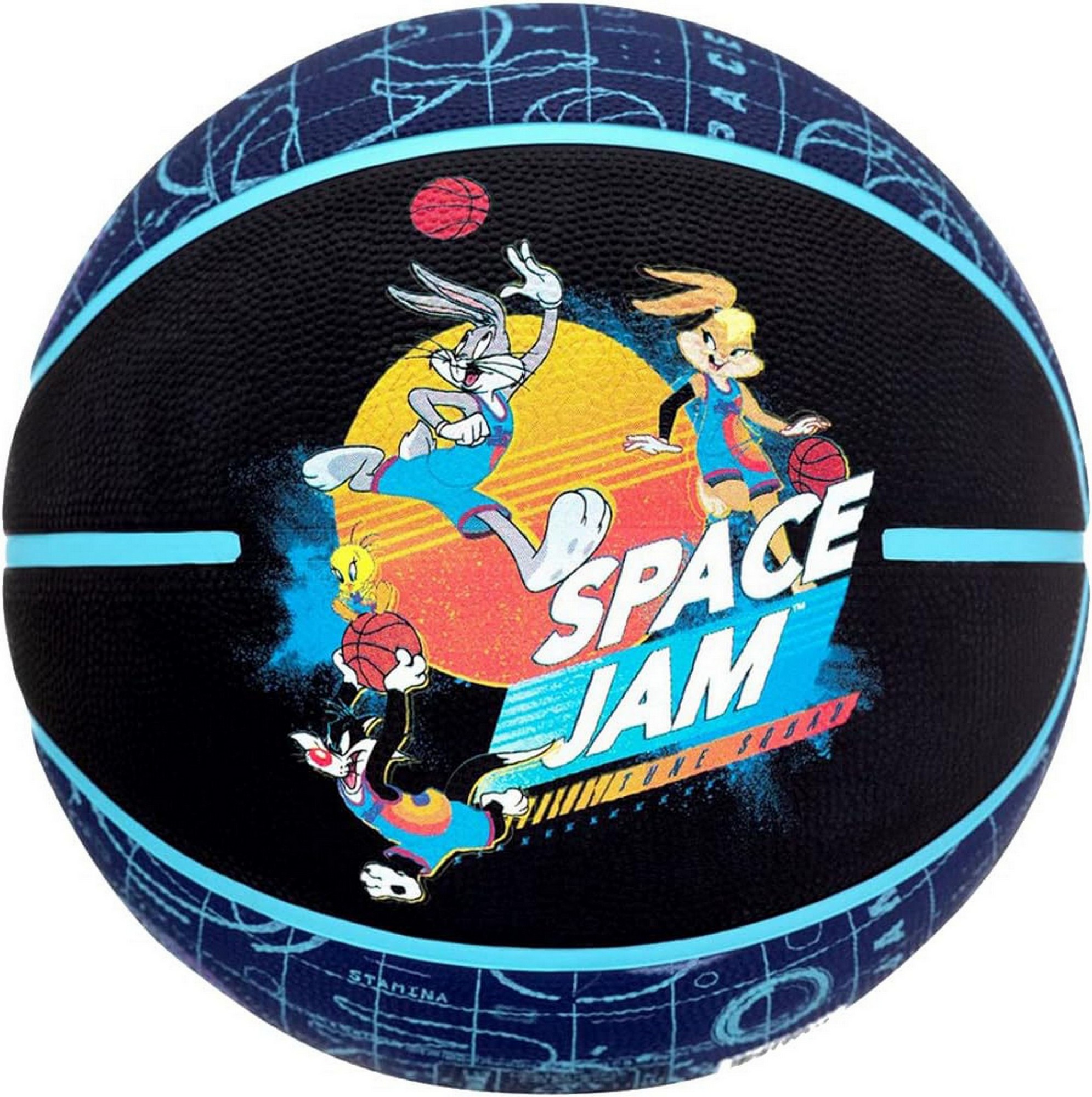 Мяч баскетбольный Spalding Space Jam Tune Court 84596z р.5 1991_2000