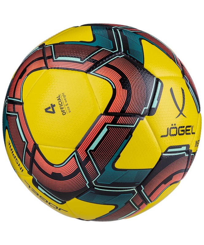 Мяч футзальный Jogel Inspire №4, желтый (BC20) 665_800