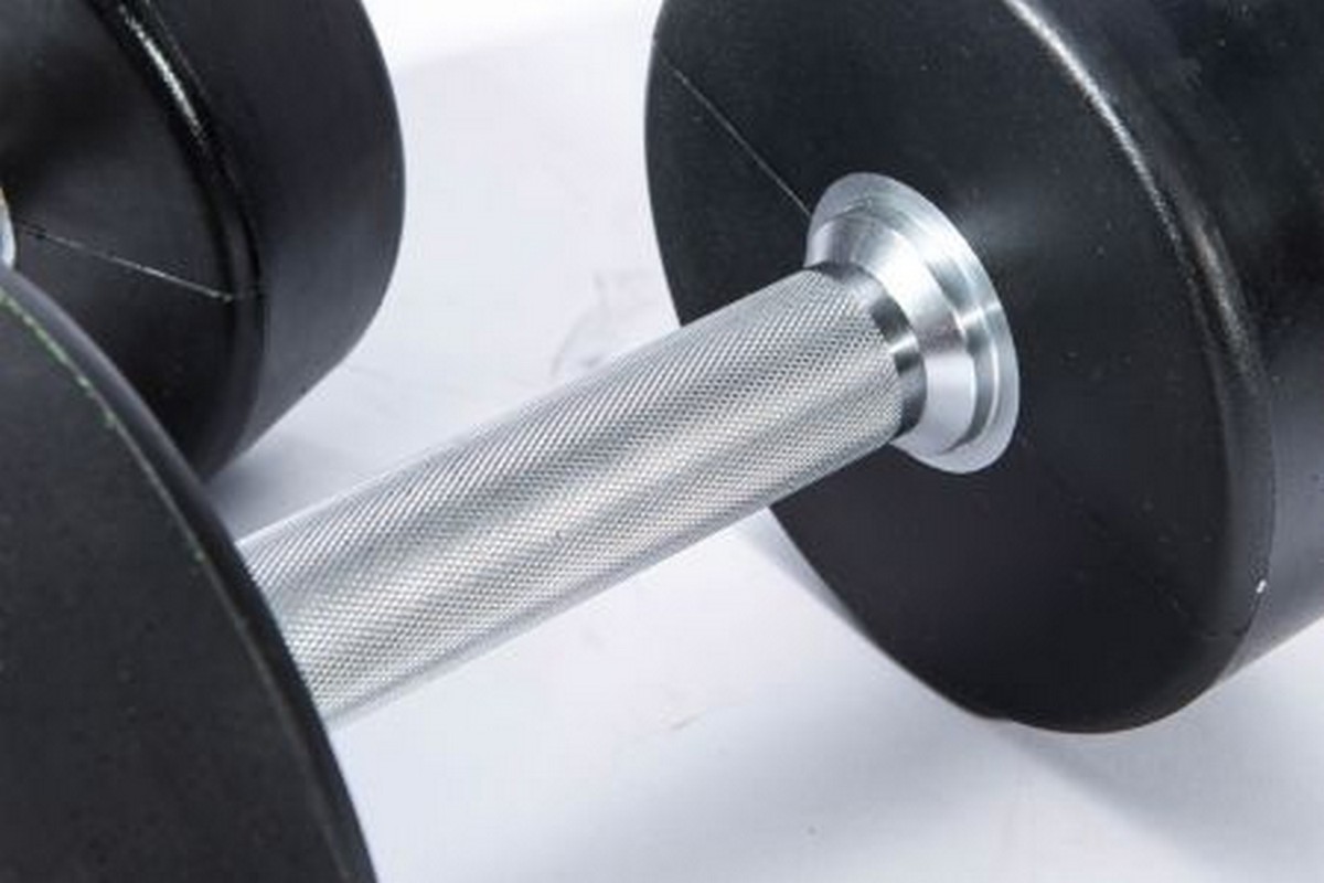 Гантели в уретане 36 кг Live Pro Premium Urethane Dumbbells LP8000-36 1200_800