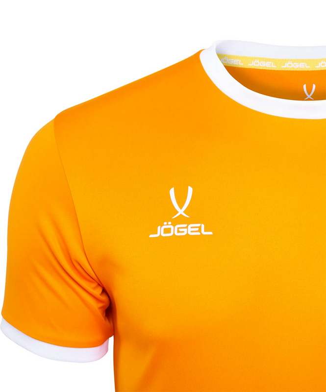 Футболка футбольная Jogel JFT-1020-O1, оранжевый/белый 665_800