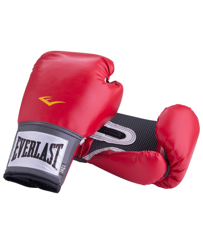 Перчатки боксерские Everlast Pro Style Anti-MB 2116U, 16oz, к/з, красный 665_800