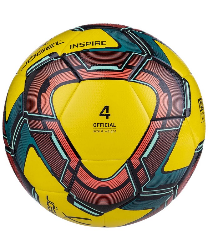 Мяч футзальный Jogel Inspire №4, желтый (BC20) 665_800