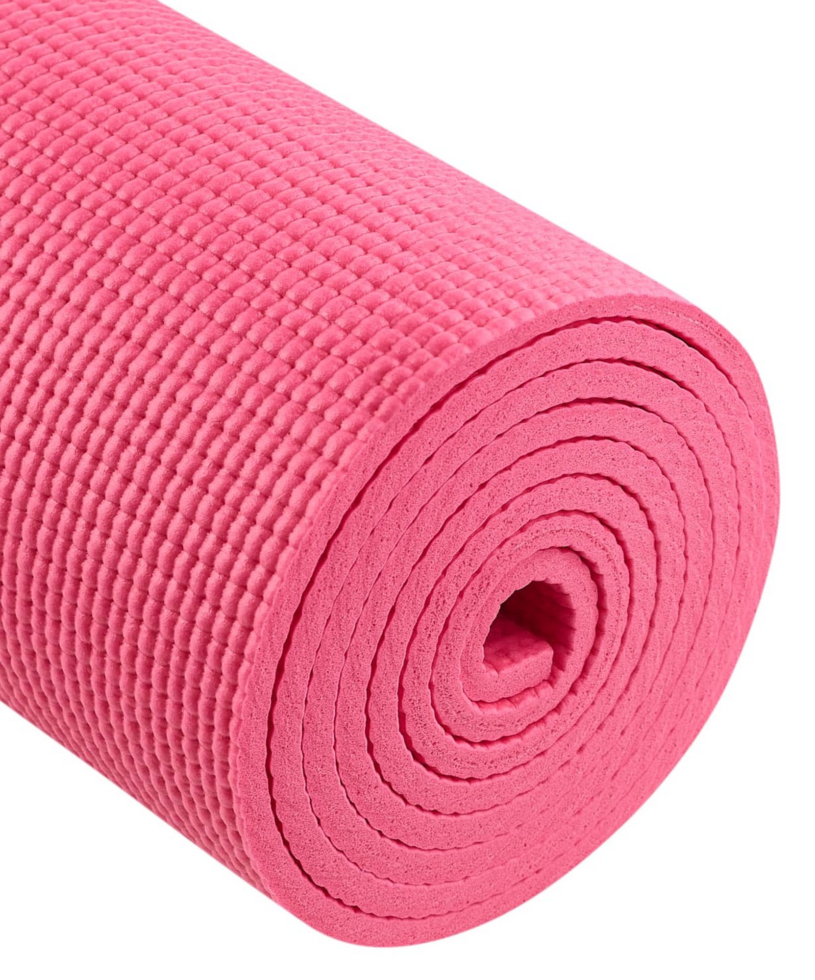 Коврик для йоги и фитнеса 183x61x0,6см Star Fit PVC FM-101 розовый 1663_2000