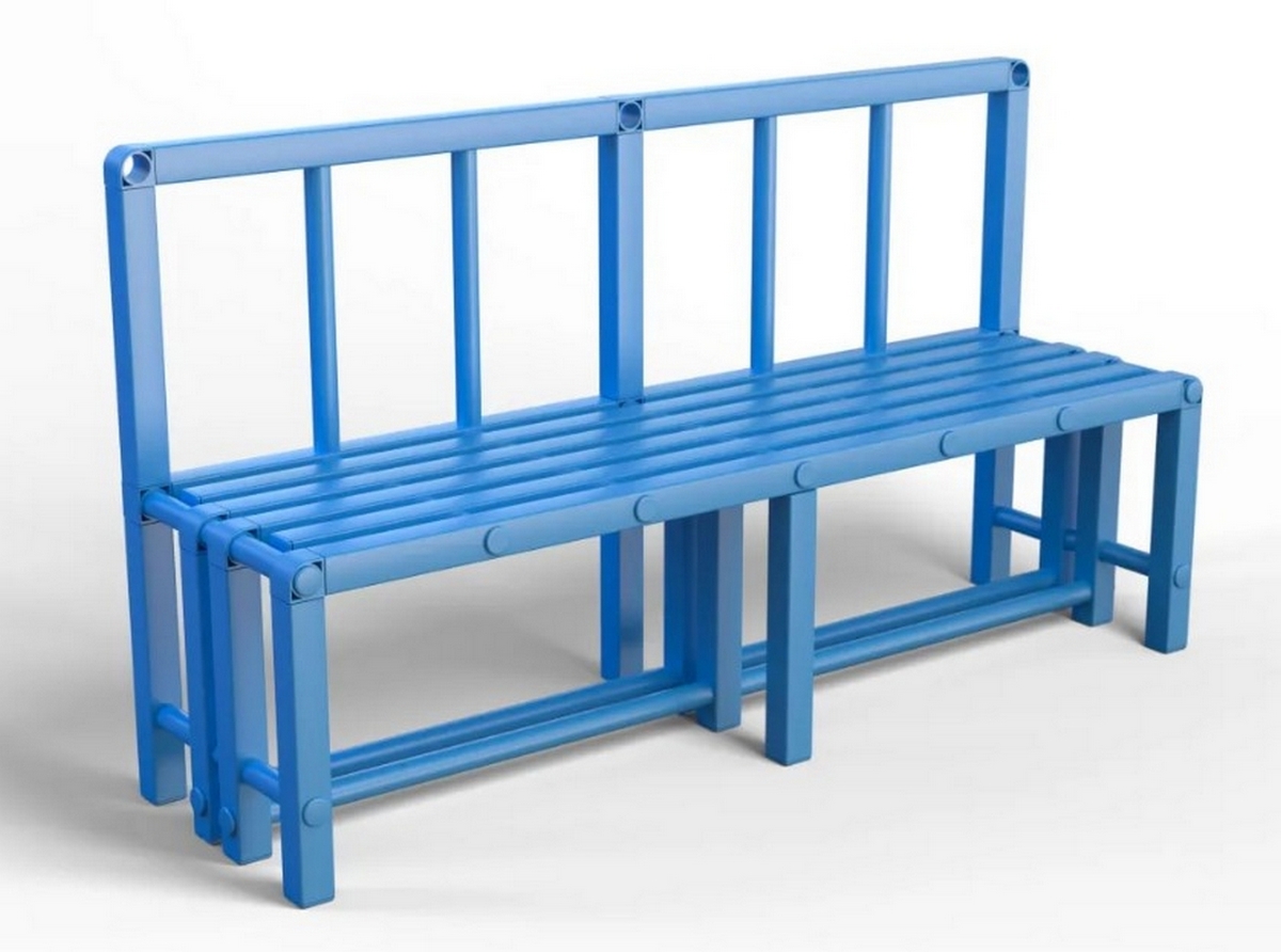 Скамья (вариант 11) 1300х450х800 мм AquaDom 1200_892