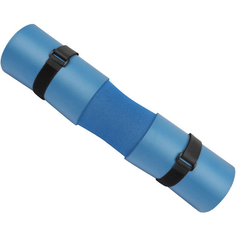 Накладка на штангу анатомическая Sportex D34450 синяя (56-618) 800_800