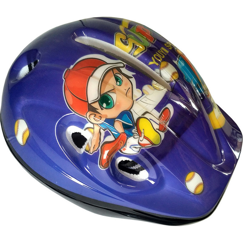Шлем защитный Sportex JR F11720-1 (голубой) 800_800