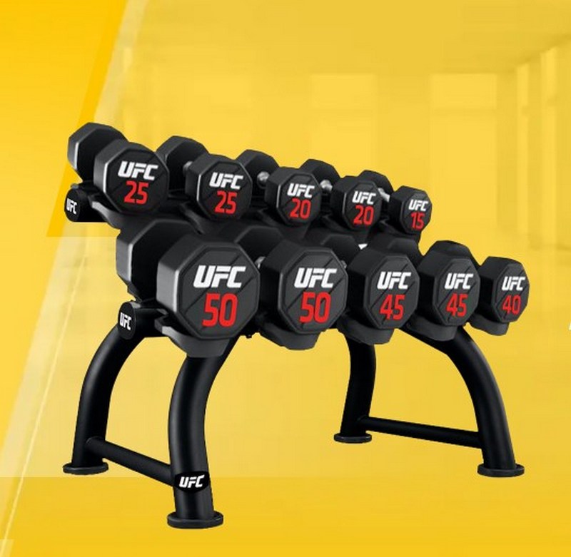 Уретановые гантели UFC Premium 36kg (пара) UFC UFC-DBPU-8322 800_781