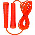 Скакалка Fortius Neon шнур 3 м в пакете (оранжевая) 120_120