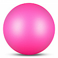 Мяч для художественной гимнастики Indigo IN329-CY, диам. 19 см, ПВХ, цикламеновый металлик 120_120