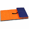 Коврик гимнастический детский Indigo полиэстер, стенофон SM-043-OBL оранжево-синий 120_120