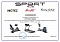 Сертификат на товар Набор обрезиненных гантелей AeroFit 40-50 кг - 5 пар шаг 2,5 кг AFDB40-50 (AFD145/40-50KG)
